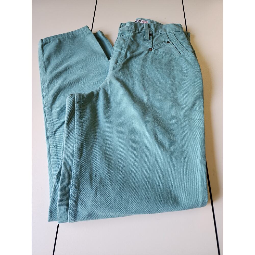NWT Vintage Zena Jeans Relaxed Fit Womens 6 Seafoam‎